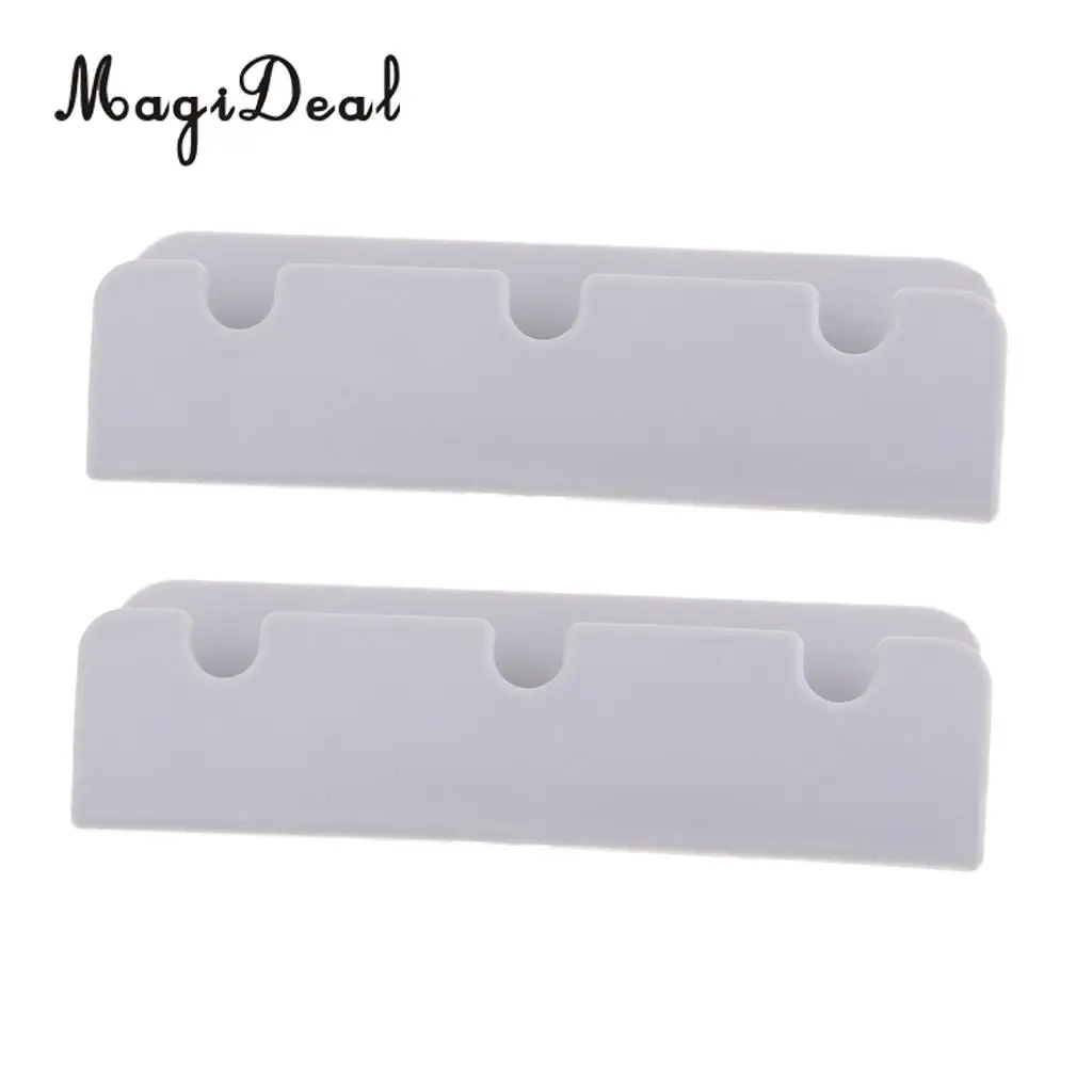 2Pcs Gray PVC Boat Seat Hook, Clip Brackets for Inflatable Boat, Rib, Dinghy, Kayak, Canoe Boat