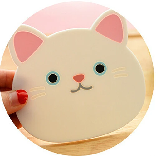 POP ITEM! Kitchen Cute Cartoon Cat Coffee Drink Glass Cup Placemat Holder Pad Coaster