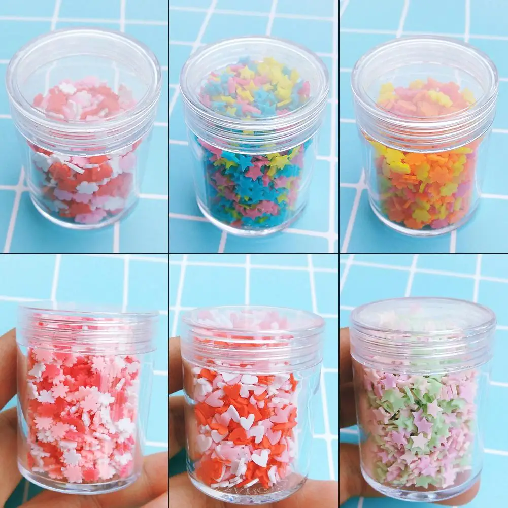 

Red&White Love &Cherry Blossom Decoration Slime Supplies Filler Decoration Accessories Clay DIY Material Slime Kids Adult Toy