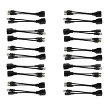 20 шт. (10 пар) кабель адаптер POE пассивное питание через Ethernet