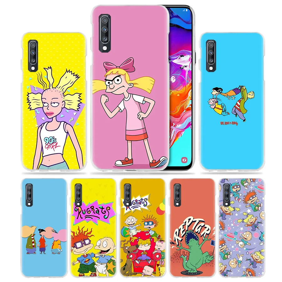 

Rugrats Amazing Case for Samsung Galaxy A50 A70 A80 A20e A60 A40 A30 A20 A10 A8 A6 Plus A9 A7 2018 Hard PC Phone Coque Cover Hot