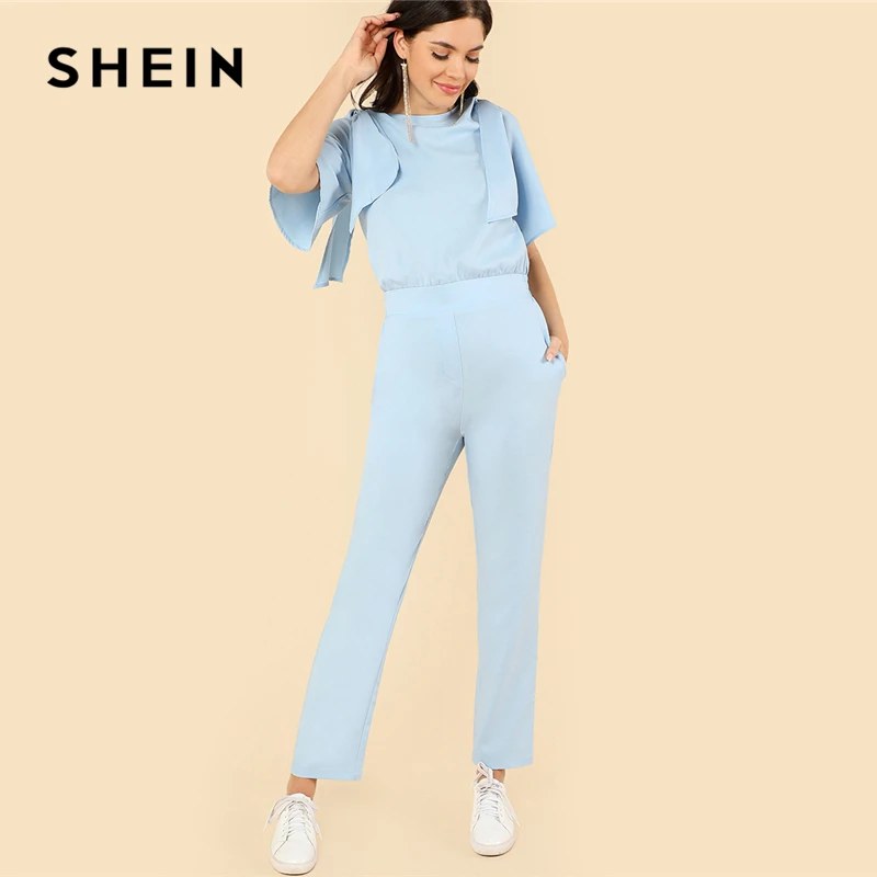 shein blue tracksuit