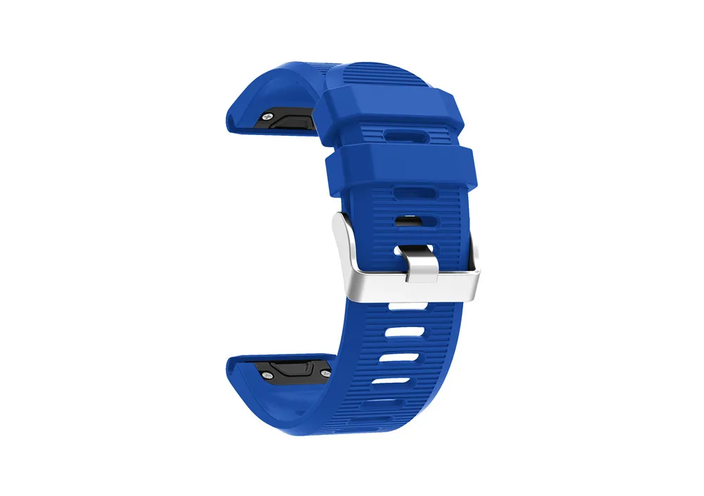 Ремешок для часов Garmin Fenix 3/3 HR 26 мм сменный ремешок для часов Garmin Fenix 5X ремень быстрая замена подходит Ремешок Браслет ремешок - Цвет: pin blue