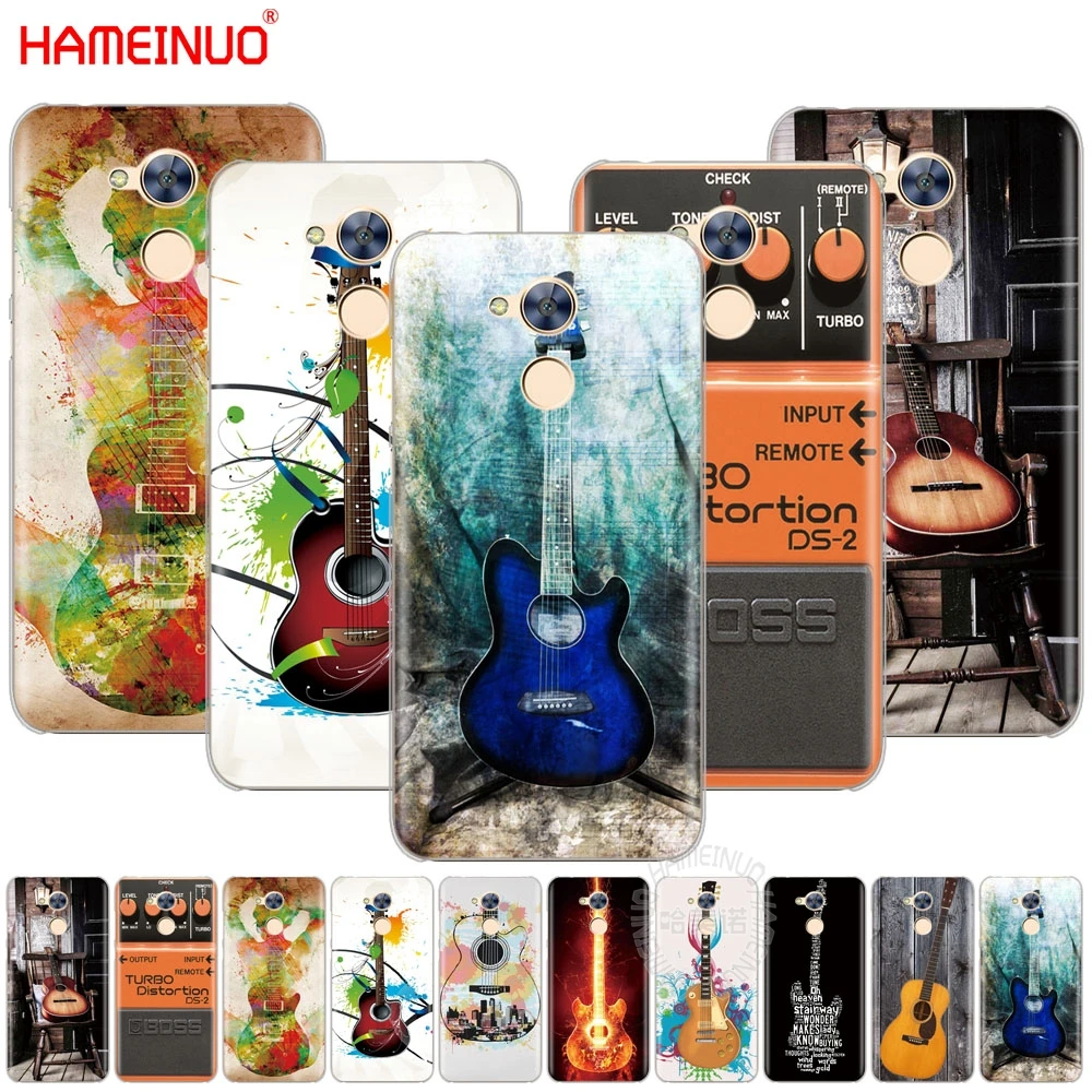 Чехол для мобильного телефона HAMEINUO guitar blue music note Electric bass Huawei Honor 4A 5A 6A 6C 6X8 9 NOVA PLUS
