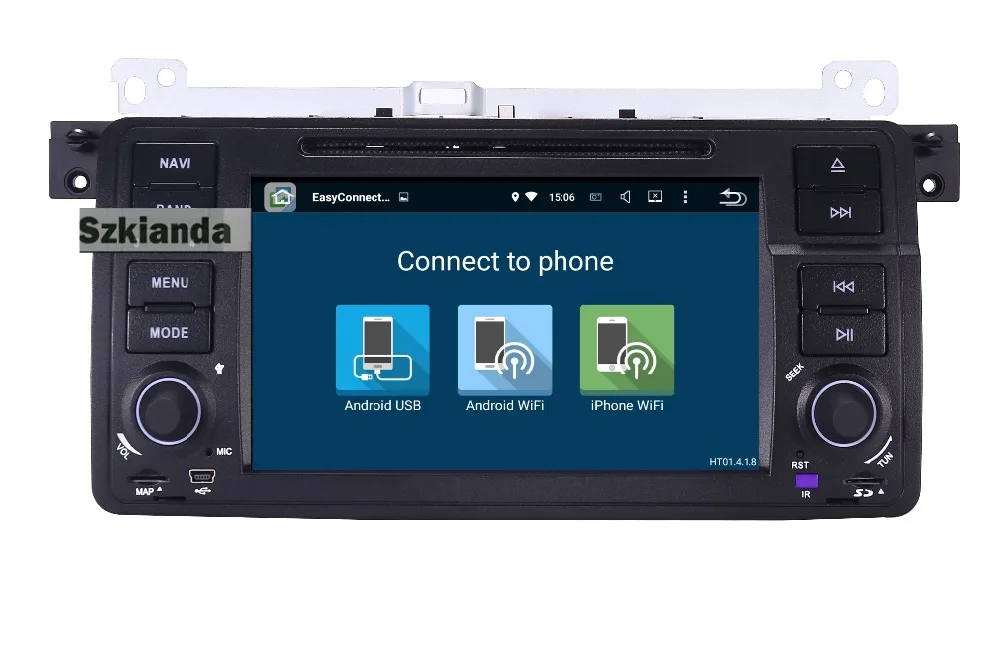 Excellent 7" digital Touch Screen car pc android 9.0 for BMW E46 M3 Wifi 4G 1024*600 Bluetooth Radio USB SD Steering wheel DVR Camera 3