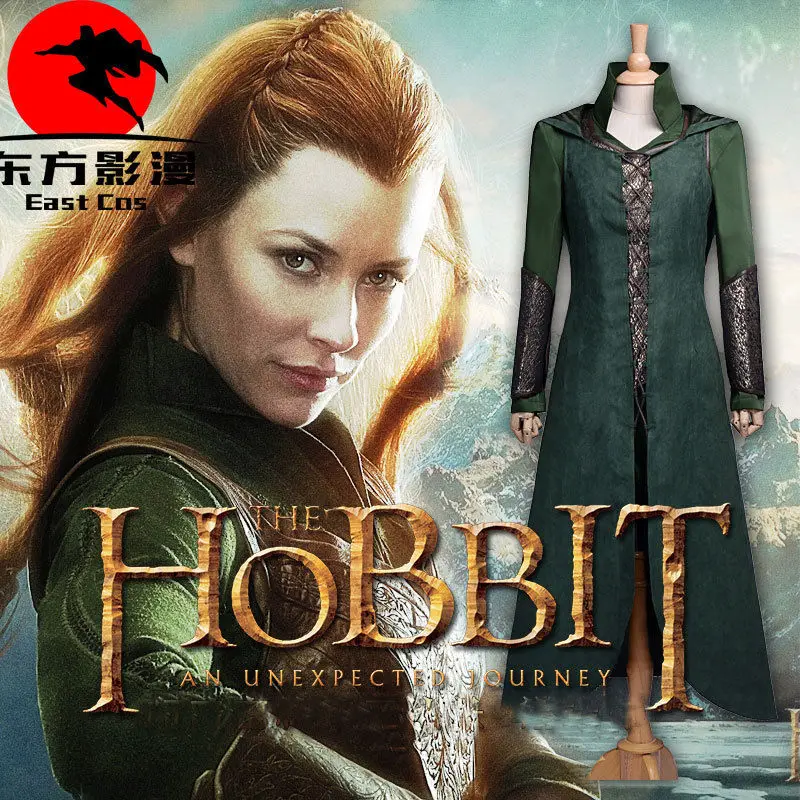 

Halloween Customized Movie Cosplay Costume The Hobbit Desolation of Smaug Tauriel Cosplay Costume Full Suit