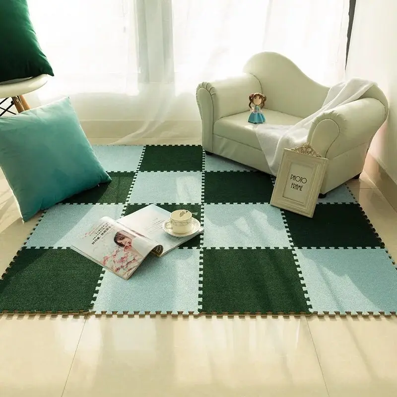 

EVA Foam Children Carpet Edges Suede Play Mats Alfombra Infantil Developing Mat Interlock Floor Tiles Rug for Kids Speelkleed