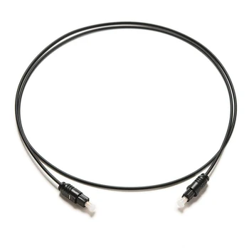 

1m OD2.2mm Digital Optical Optic Fiber Toslink connect Audio Cable Converter Cord DVD CD AV Video Data Cables