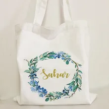 1 шт./партия, на заказ, блестящий логотип, Холщовая Сумка, свадебные вечерние сумки на день рождения, персонализированные сумки для подружки невесты, подарок для невесты