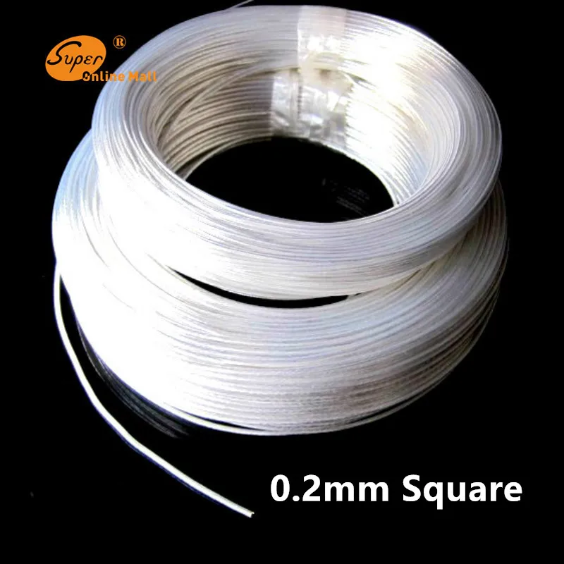 

10/50/95m 24AWG Silver plated cable Teflon 0.2mm square OD 1.1mm headphone cable DIY audio cable high temperature wire