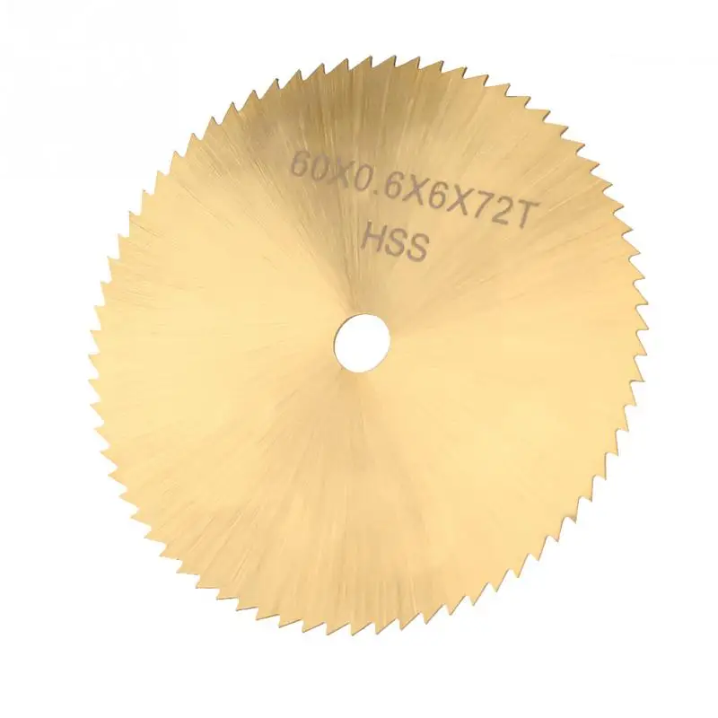 60mm 72 Teeth High Speed Steel Circular Saw Blade Small Cutting Disc