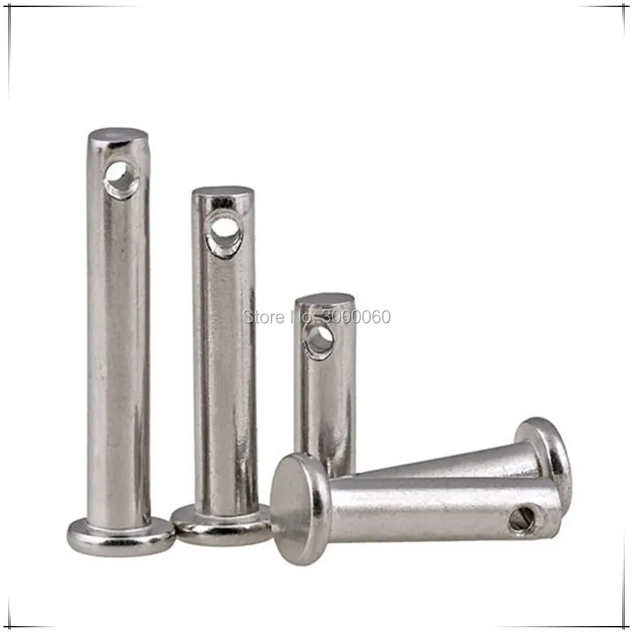 M3 M4 M5 304 stainless Lock Cotter Clevis Pins with flat Head Hole Cotter-Pins