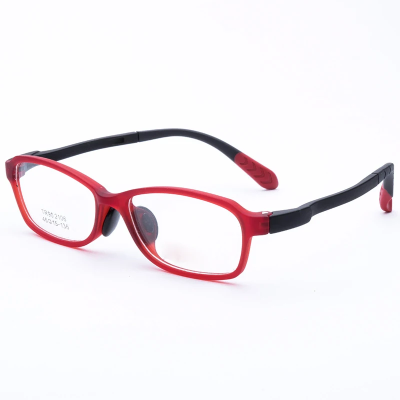 Seemfly дети сверхлегкие очки для чтения студентов близорукость квадрат TR90 Рамки Спортивные очки рамки дальнозоркость Amblyopia девочек и мальчиков - Цвет оправы: 7