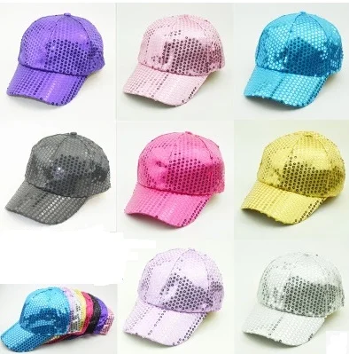 Бейсболка с блестками для взрослых и детей регулируемая|gift gifts|gift christmasgifts hats |