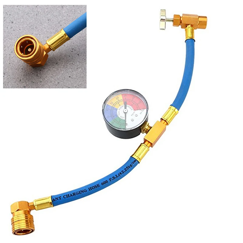 

1/2ACME Refrigerant Charging Pipe 100psi Parts Replacement Repair Accessory Car Air Conditioning R134a refrigerant filling hose