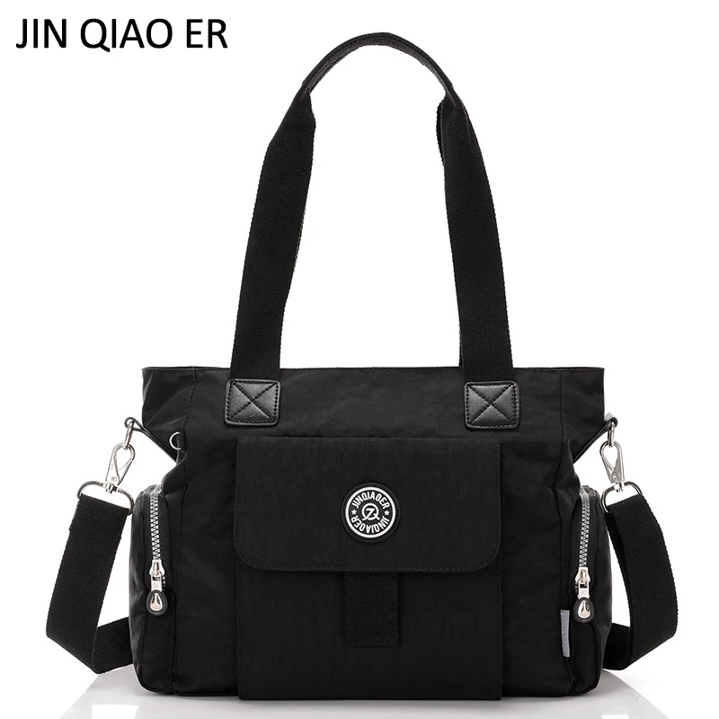 

JINQIAOER Nylon Women Bag Waterproof Shoulder Bag Designer Handbags Ladies Messenger Bag High Quality Female Casual Totes Bolsas