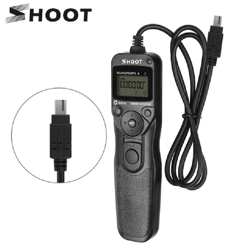 Obturateur à distance avec minuterie de caméra, pour Nikon D3100 D7000 D3200 D5000 D5100 D5200 Z6 Z7, accessoires de caméra SLR numérique