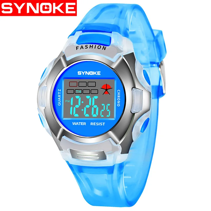 

Children Watches Candy Color Digital Watches For Boys Girls Clock 2018 Kids Electronic Wristwatch Waterproof Relogio Masculino