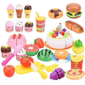 

Pretend Play Plastic Food Toy Cutting Fruit Vegetable Food Pretend Play Children For Children