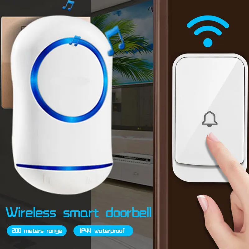 

WIFI Home Security Alarm Safety Scure Access Control Wireless Doorbell for Doorbells Jingle Bell Cordless Door for Garage