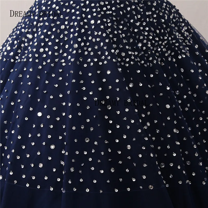 Quinceanera Dresses Ball Gown Vestidos de 15 Anos Debutante Gowns Dreamy Bridal Navy Blue Sweetheart For Sweet Girls