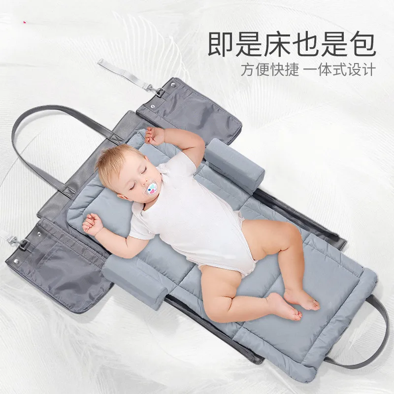 

Portable Multi-function Baby Crib Travel Baby Bed Foldable Infant Toddler Outdoor Nest Mummy Handbag For Baby Supplies