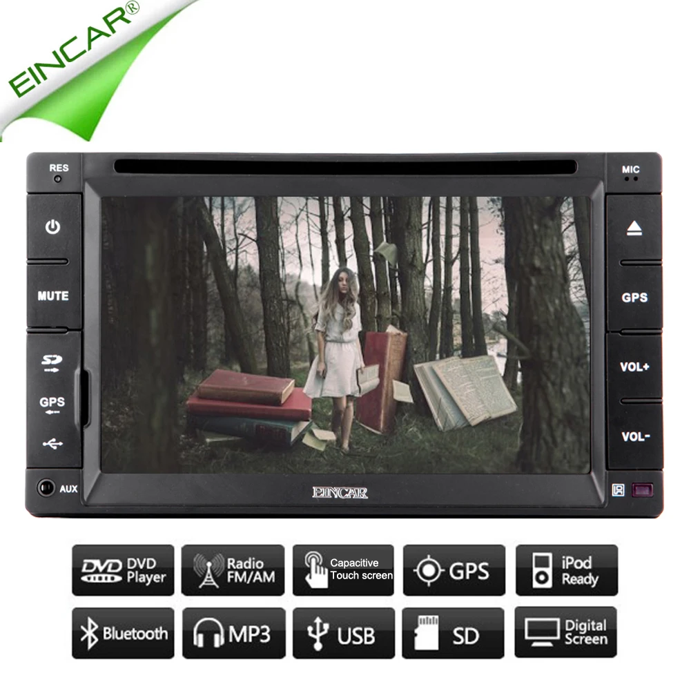 Best Head Unit GPS Car DVD Player Accessory Movie Receiver Touchscreen Map Autoradio Stereo Auto Radio Capacitive Sub USB 1