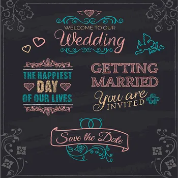 

VinylBDS Wedding Special Photographic Background Customise size made Backgrounds for Photocall Wedding