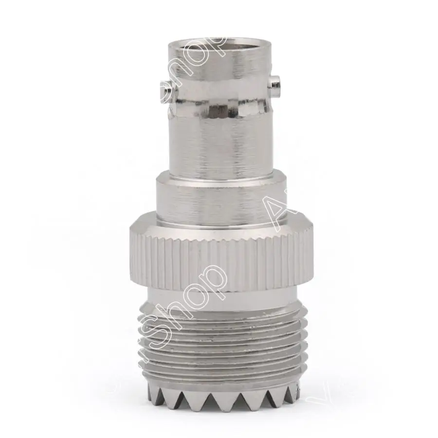 

Areyourshop RF Connector Adapter UHF Female PL259 Jack to BNC Female Jack Straight 1Pcs/10Pcs Fast Ship