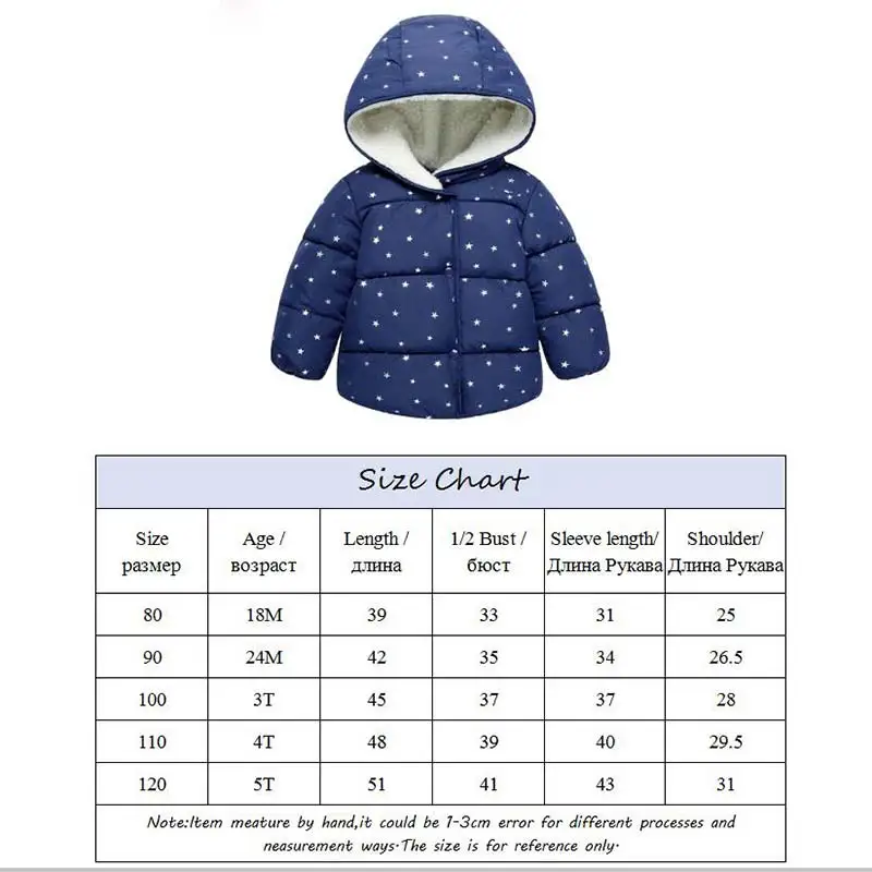 Kids Girl Winter Down Coat Toddler Warm Long Sleeve Outwear Fashion Boys Hooded Zipper Jacket 2-5Y Autumn Tops Children Clothes (6)