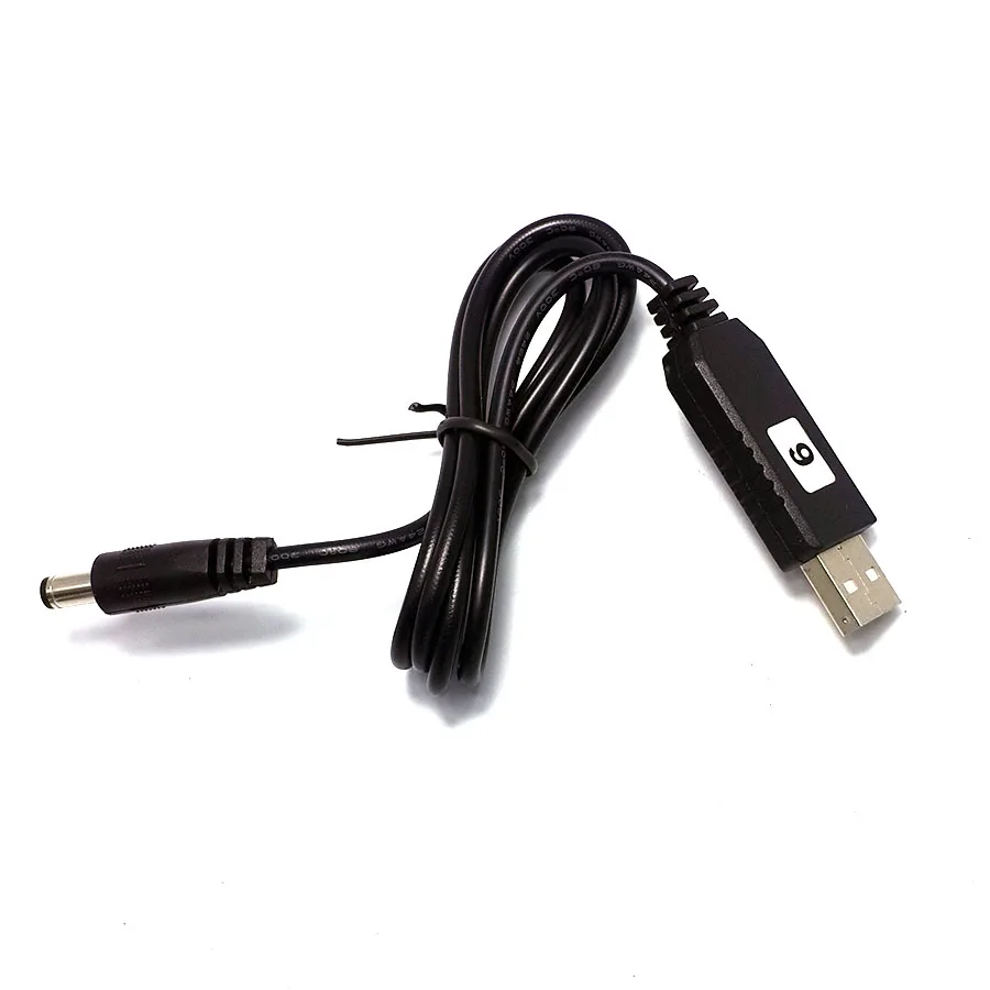 

Voltage rasie wire 5V DC to 5V/9V/12V DC transformer boost wire portable power charger from USB to common voltage 5.5mm diamter