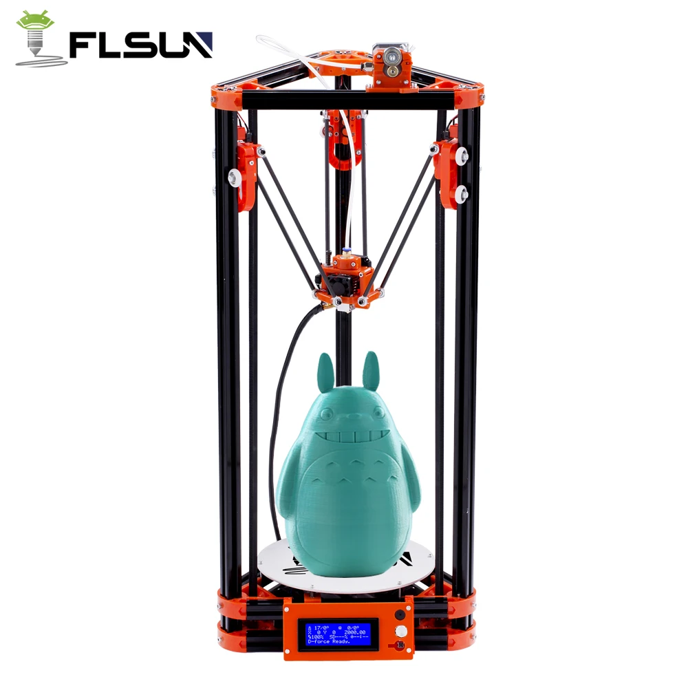 FLSUN 3D Printer Delta Pulley Version Large Print Size 180*315mm 3D Printer Kit Auto Leveling Heated Bed and One Roll Filament FLSUN 3D Printer Delta Pulley Version Large Print Size 180*315mm 3D Printer Kit Auto Leveling Heated Bed and One Roll Filament