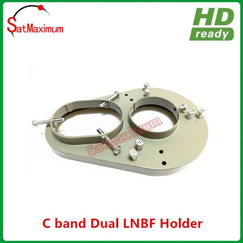 

Free Shipping C band Dual LNB Bracket/Holder/Mount Bracket for 2 LNBs on 1 Dish