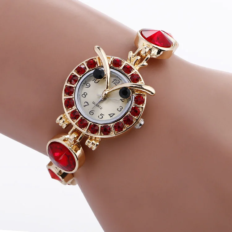 

Luxury Gold Women's Bracelet Quartz Wristwatches Ladies Dress Watches Rhinstone Jelly Relogio Feminino Reloj Mujer Lovers Gift