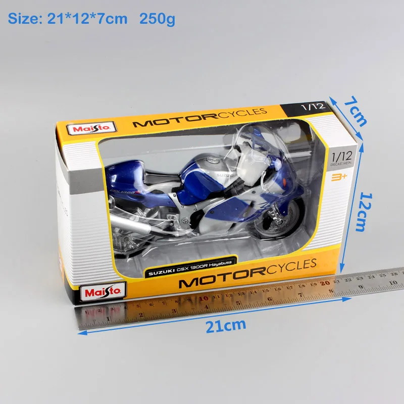 1:12 Масштаб бренд Maisto Suzuki GSX1300R busa falcon Hayabusa литье под давлением мото rcycle мото спортивный велосипед модель автомобиля для детской игрушки