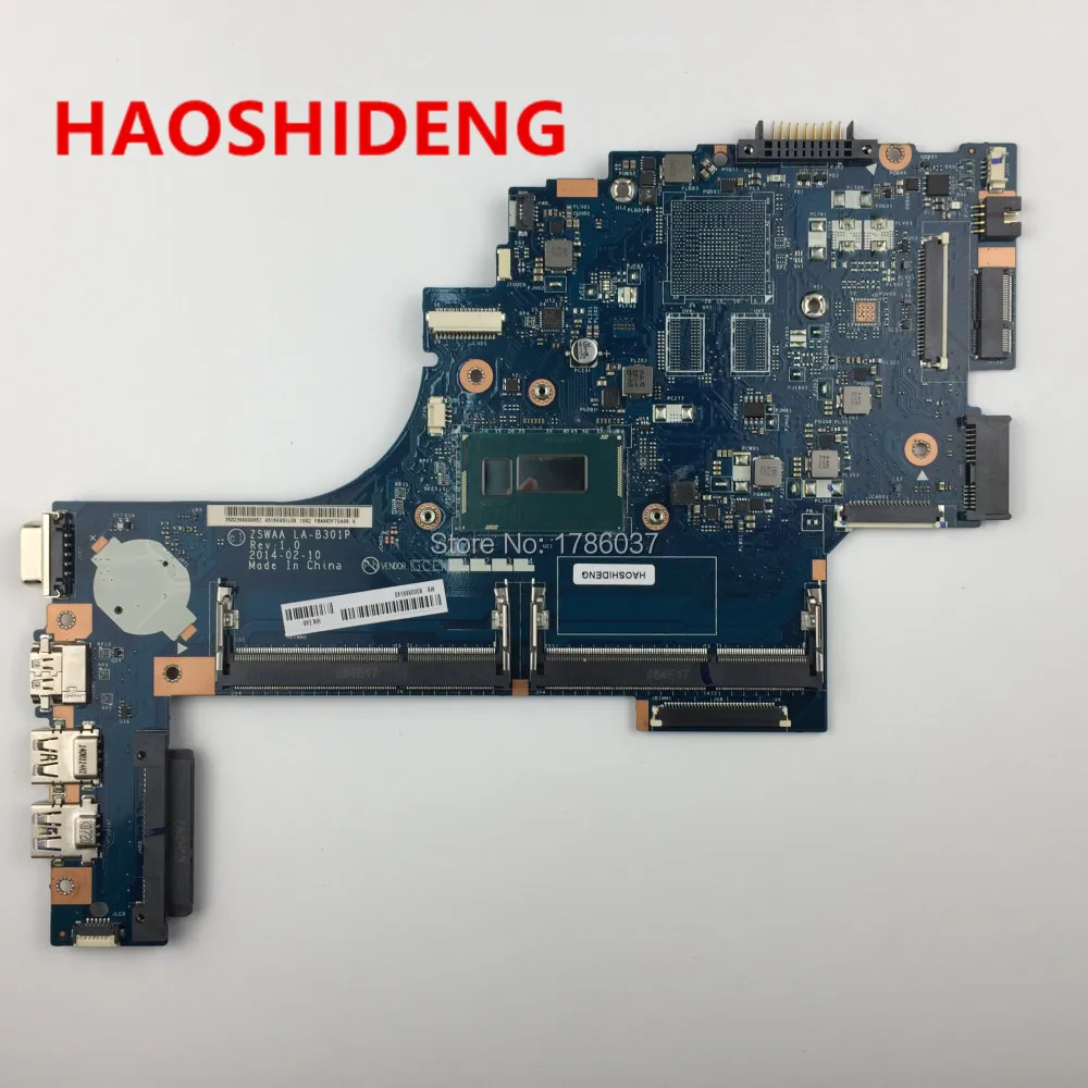 K000889140 LA-B301P For Toshiba C55 C55T-B C55-B5350 Series Motherboard with i3,All functions fully Tested! K000889140 LA-B301P For Toshiba C55 C55T-B C55-B5350 Series Motherboard with i3,All functions fully Tested!