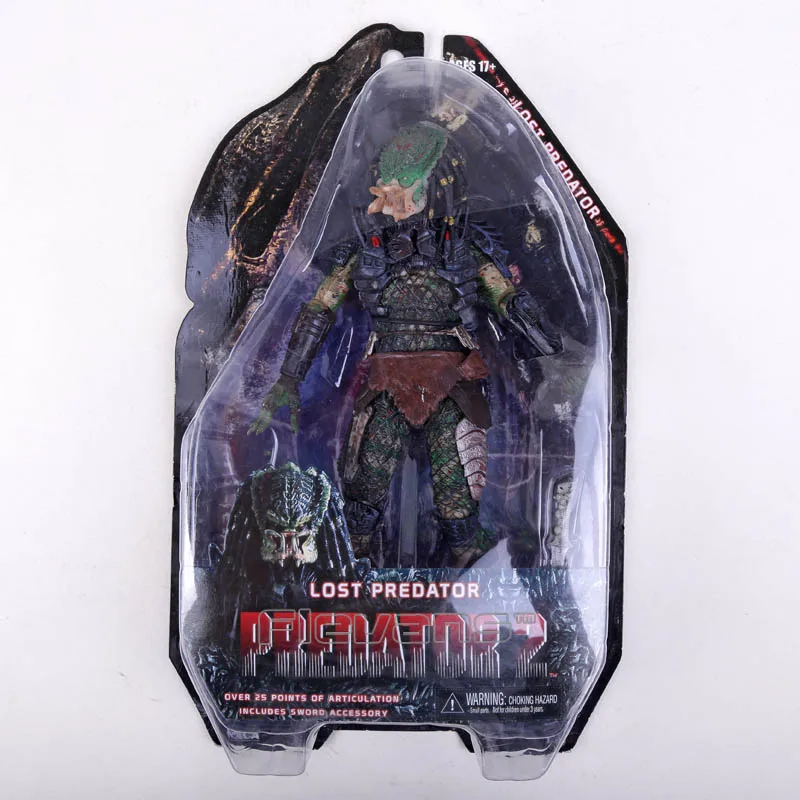 NECA Predator 2 LOST/SCOUT/WARRIOR хищник, ПВХ фигурка Коллекционная модель игрушки 7