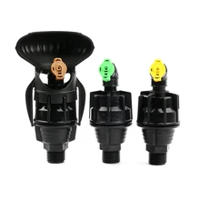 10pcs Radius 9~10m Lawn Irrigation Sprinkler 1/2'' Male Thread Steel Ball Drive 360Degree Rotating Sprayer Tree Plants Watering