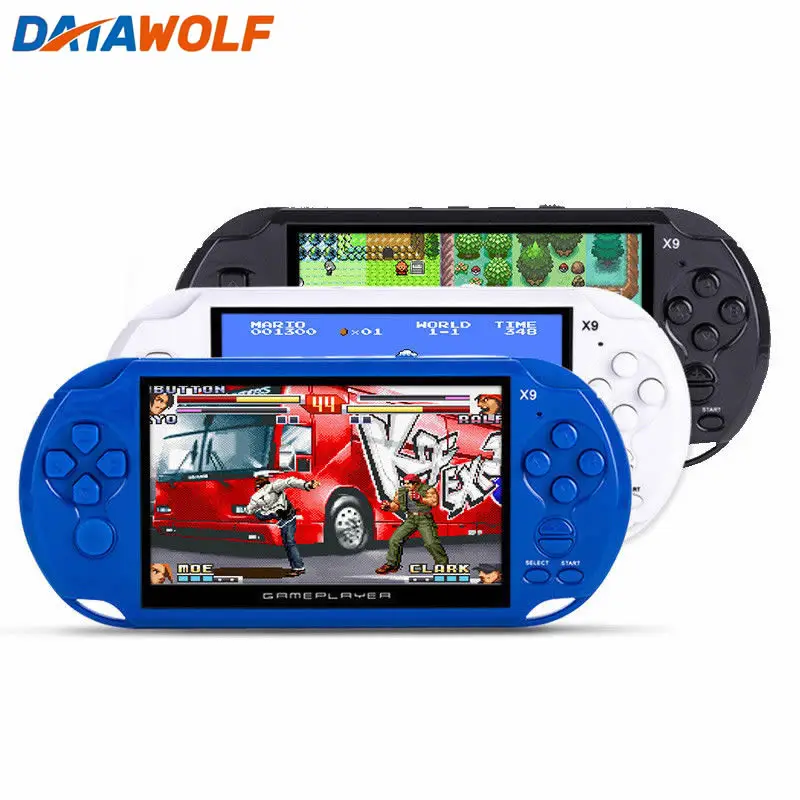 

X9 5.0" Large Screen 8GB Handheld Video Game Console Player Support TV Out With MP3 Movie Camera Built-in Hundreds of Games