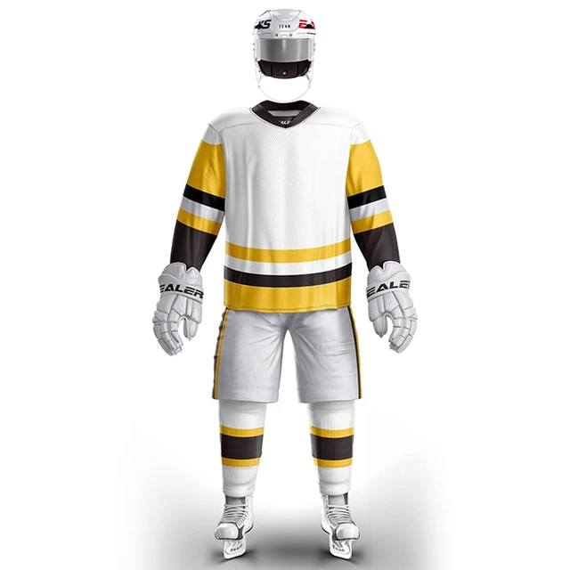 Cool hockey blank ice hockey jerseys in stock White - AliExpress