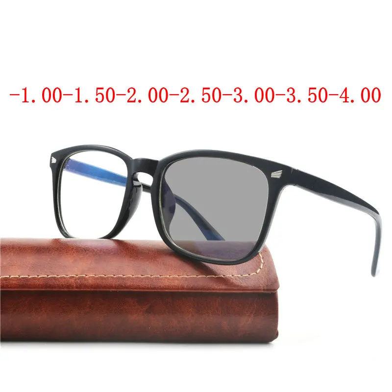 

square Glasses Frame Women Finished Sun Photochromic Myopia Optical Eyeglass Frames and prescription lenses Myopia Eyewear FML