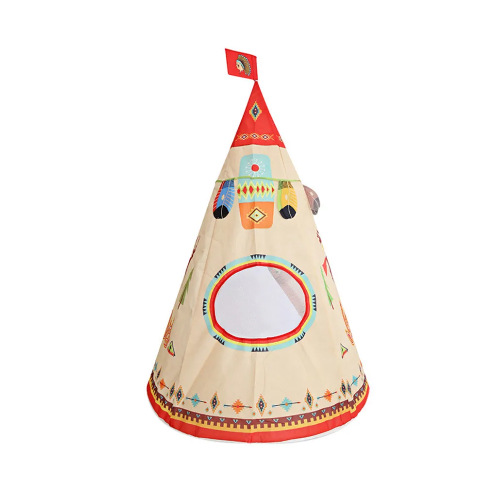 

Children's Tent Indian Style Folding Baby Toy House Yurt Game House Shop owner recommended Outdoor Toy In/Outdoor Toy House