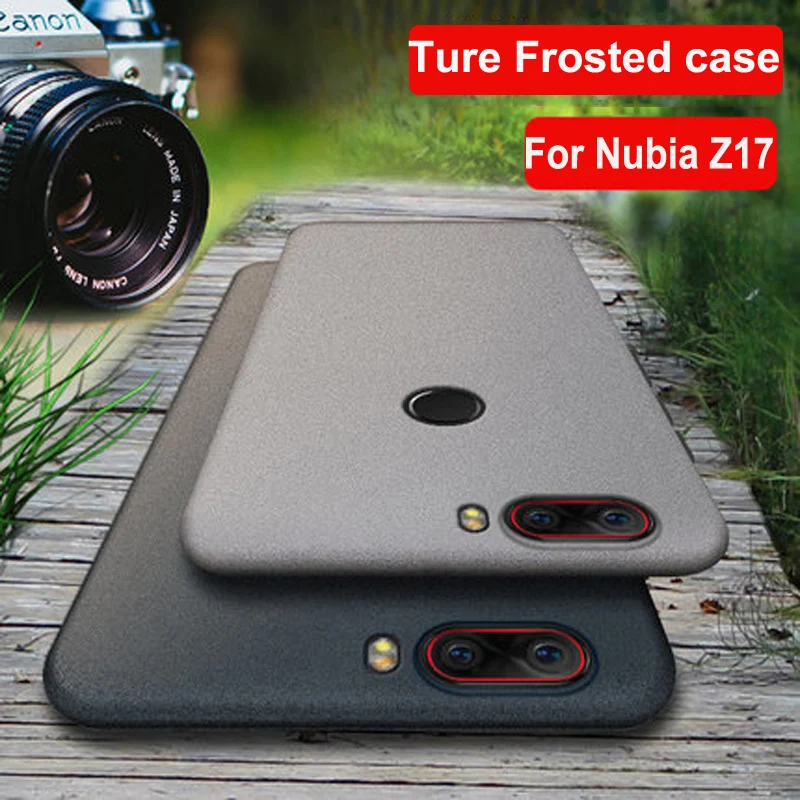 Чехол для ZTE Nubia Z17 NX563J тонкий матовый Мягкий ТПУ чехол из песчаника Z 17