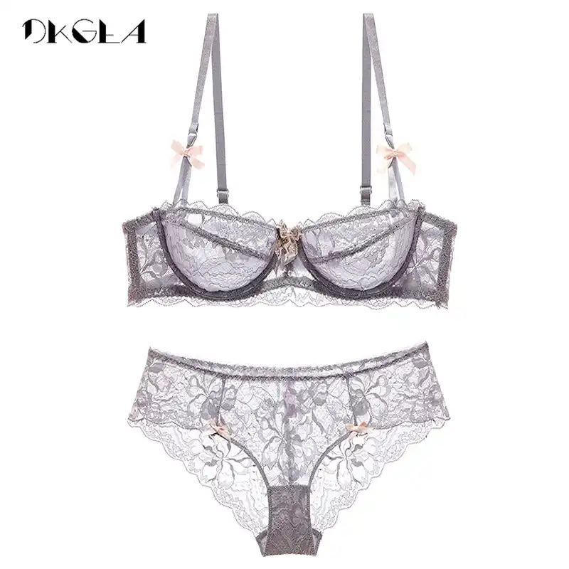 Shaonvmeiwu Ultra thin cup type sexy eyelashes lace thin section bra