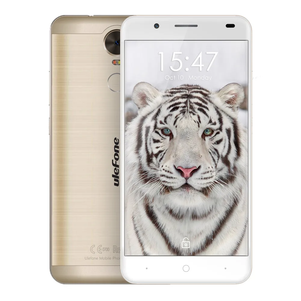 Ulefone Tiger мобильный телефон Android 6,0 4200 мАч MTK6737 четырехъядерный 5,5 дюймов 2G ram 16G rom 720P отпечаток пальца 13MP 4G LTE смартфон