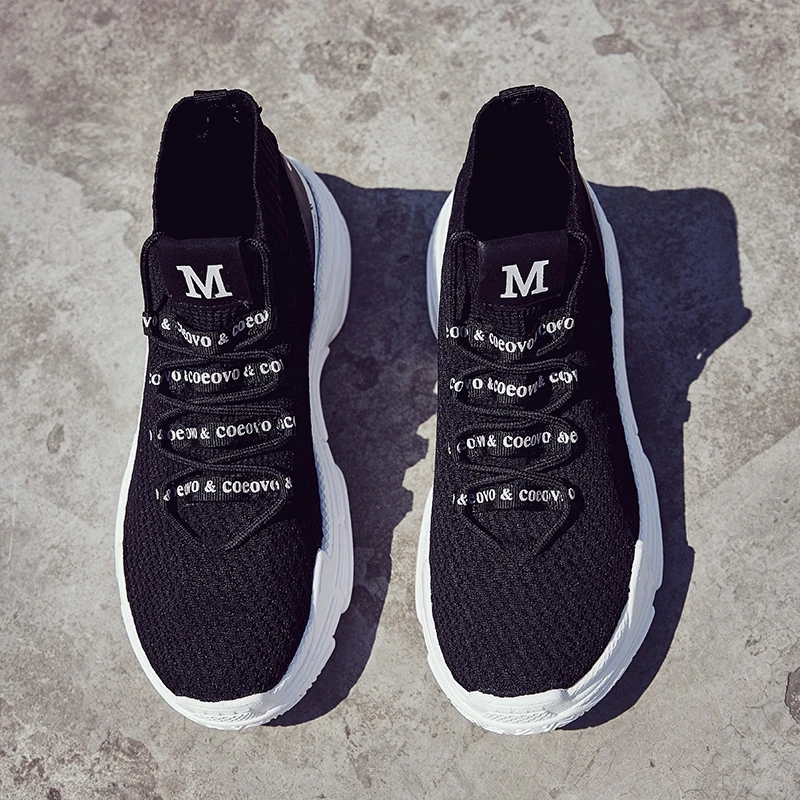 Superior Respirável Sapatos Moda Tubarão Casal Logotipo