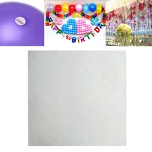 100 pontos balão cola ponto acessório anexar balões adesivos adesivo festa de aniversário do casamento diy balão decoração da parede suprimentos(China)