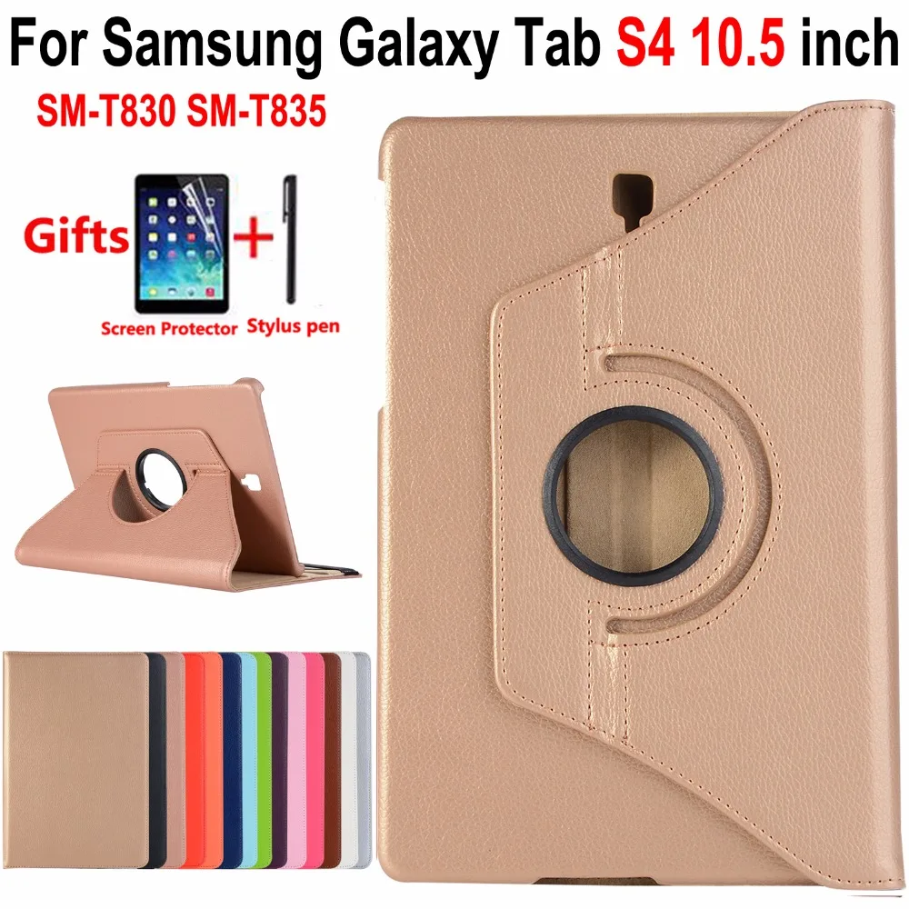 

360 Degree Rotating Smart Case for Samsung Galaxy Tab S4 10.5 SM-T830 SM-T835 T830 T835 Shockproof Cover for Samsung Tab S4 10.5