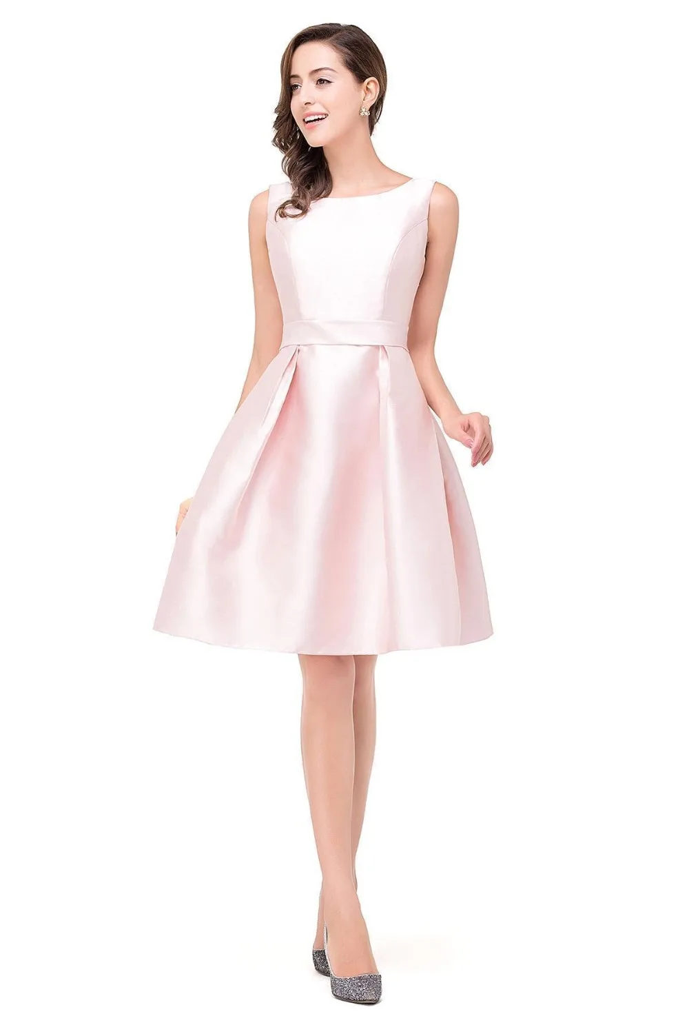 Платье женское короткое ТРАПЕЦИЕВИДНОЕ до колен размеры США 2 4 14 16|dress prom dresses|prom