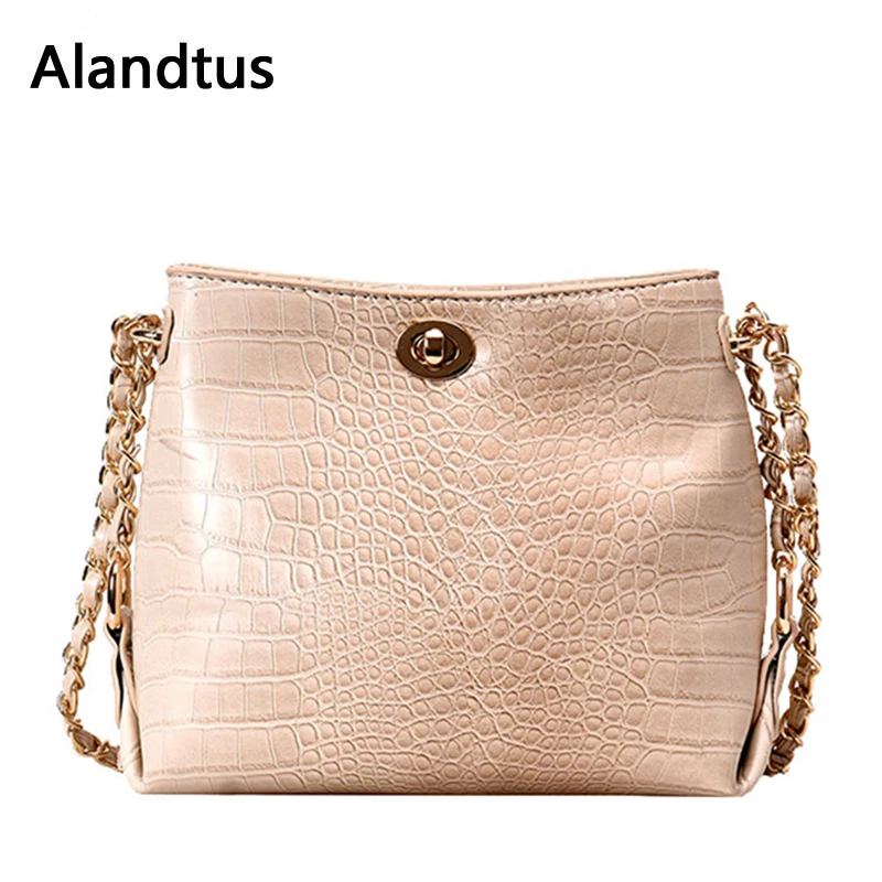 

Alandtus Handbags For Women Shoulder Crossbody Messenger Bags Serpentine Prints Women Bag Bolsa Feminina Bolso Mujer Sac A Main